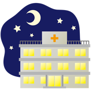夜の病院